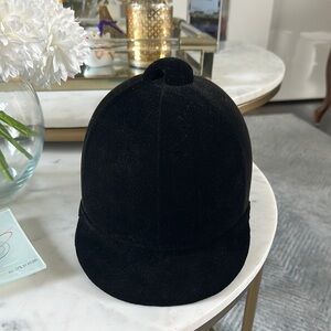 Vintage The Beaufort Hunt Cap Black Equestrian Riding Helmet